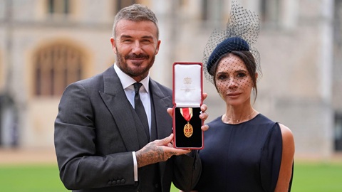  David Beckham từng cay cú vì không được phong Hiệp Sĩ