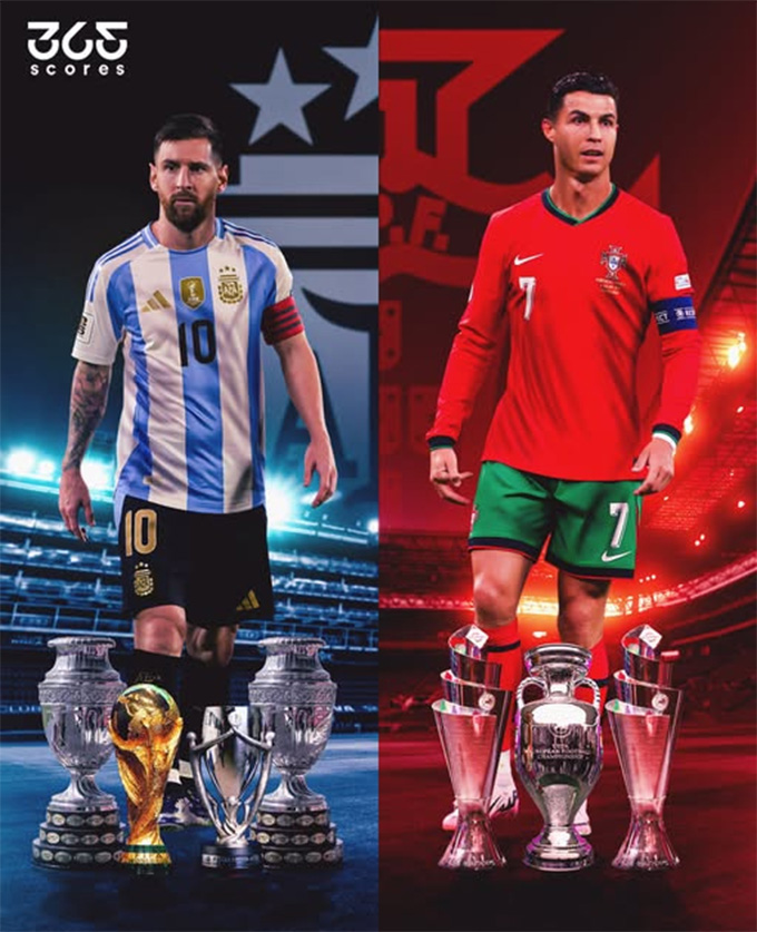 "Di sản" tại ĐTQG của Messi và Ronaldo