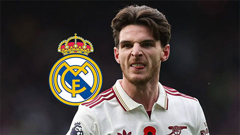  Real quan tâm Rice, Arsenal hét giá 'cắt cổ'