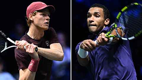  Nhận định tennis Jannik Sinner vs Felix Auger-Aliassime, 02h30 ngày 11/11: Tham vọng của Sinner
