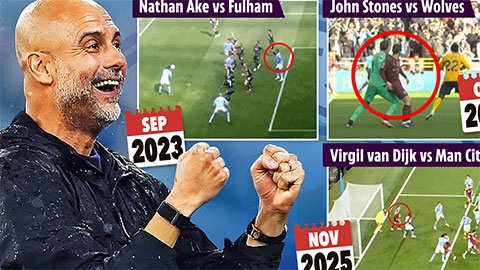  Man City hưởng lợi từ cùng một tranh cãi VAR suốt 3 mùa liên tiếp