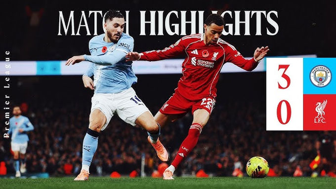Man City đánh bại Liverpool để áp sát Arsenal