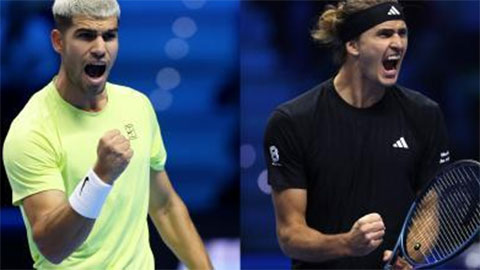  ATP Finals 2025: Alcaraz đại thắng, Zverev vượt khó hạ Shelton