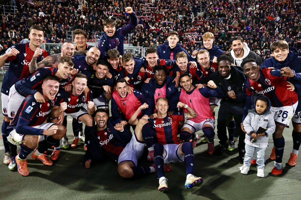 Niềm vui chiến thắng của Bologna