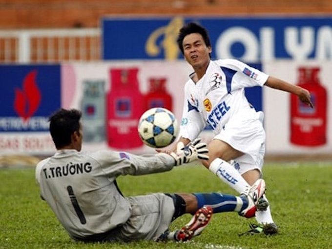 Hồ Văn Lợi lúc còn thi đấu trong màu áo Cảng Sài Gòn. Ảnh: Tư Liệu