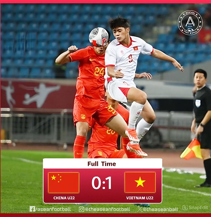 CĐV Đông Nam Á hết lời tán dương U22 Việt Nam sau khi đánh bại Trung Quốc 
