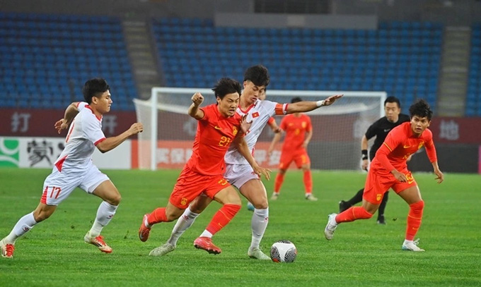 U22 Việt Nam đang rất hưng phấn sau chiến thắng trước chủ nhà Trung Quốc