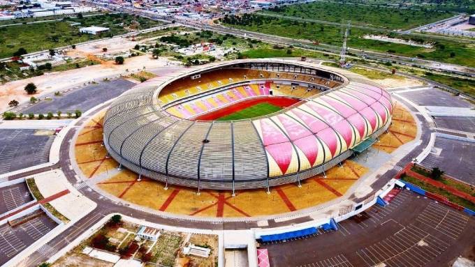 Sân 11 de Novembro, nơi diễn ra trận đấu