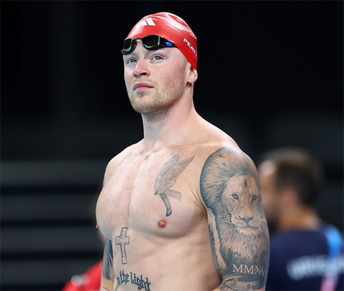 Adam Peaty đã giành 3 huy chương vàng Olympic