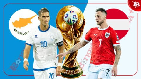  Nhận định bóng đá Đảo Síp vs Áo, 00h00 ngày 16/11: 3 điểm nhọc nhằn