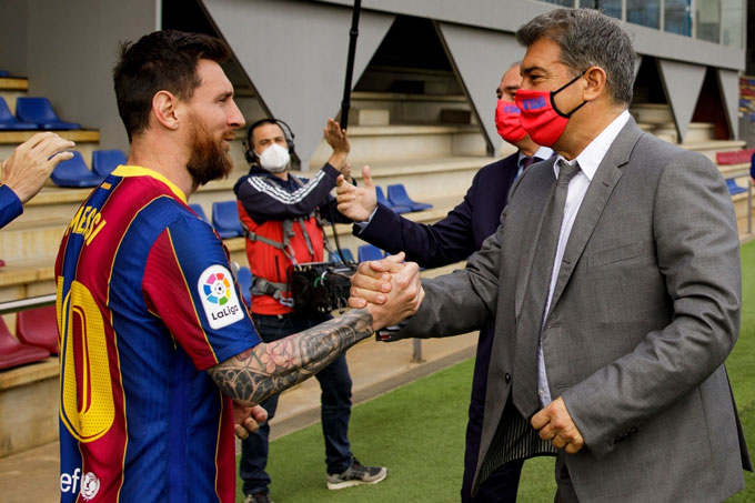 Laporta khẳng định sẽ có buổi lễ tri ân Messi