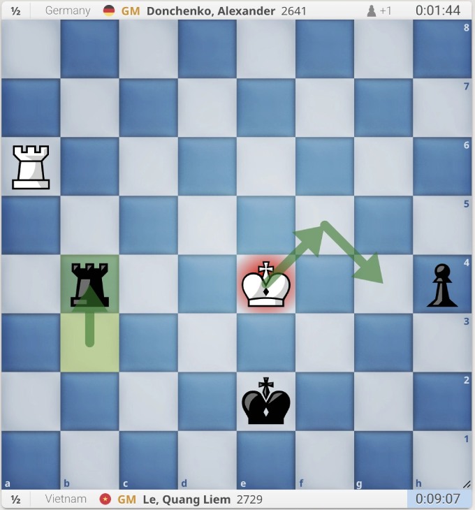 Lê Quang Liêm thoát hiểm