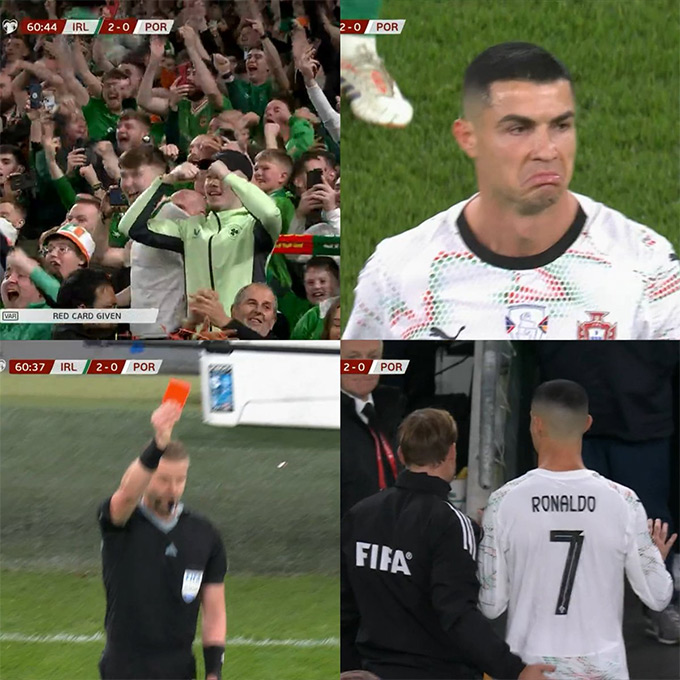 Hành vi không đúng mực khiến hình tượng Ronaldo giảm sút rất nhiều