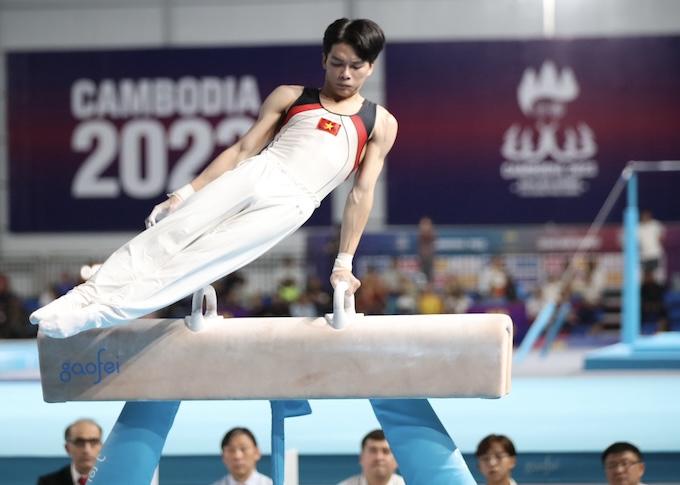 Xuân Thiện, niềm hy vọng của TDDC Việt Nam tại SEA Games 33 - Ảnh: Đức Cường 