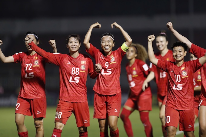 Có mặt ở vòng knock out, nhưng đội nữ TP.HCM còn nhiều việc phải làm để tiến sâu tại AFC Champions League 2025/26. Ảnh: Anh Khoa