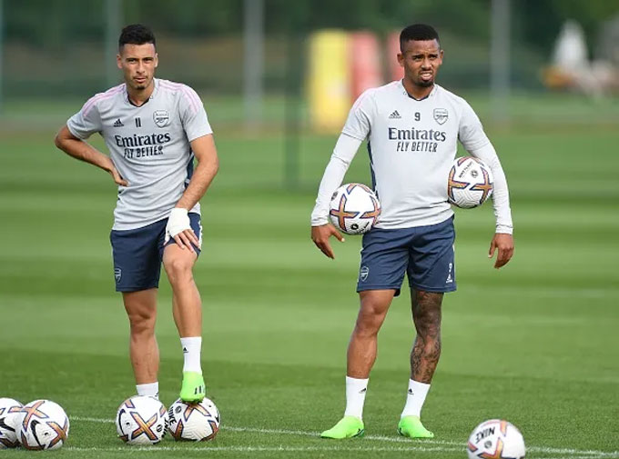 Martinelli và Jesus đang nằm trong danh sách có thể bị bán của Arsenal