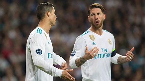  Vì sao Cristiano Ronaldo và Sergio Ramos cạch mặt nhau?