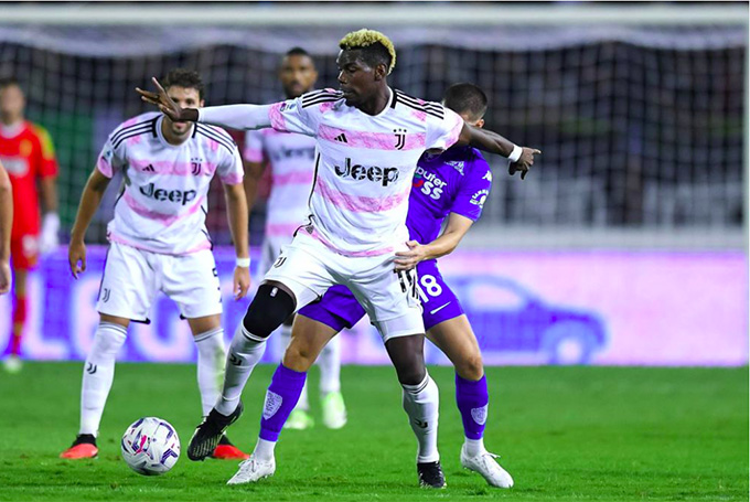 Pogba trong lần tái xuất gần nhất, vào tháng 9/2023