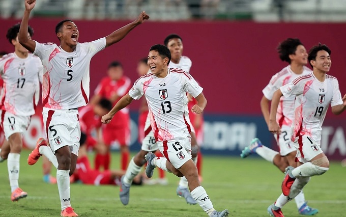 U17 Nhật Bản sẽ gặp U17 Áo ở tứ kết 