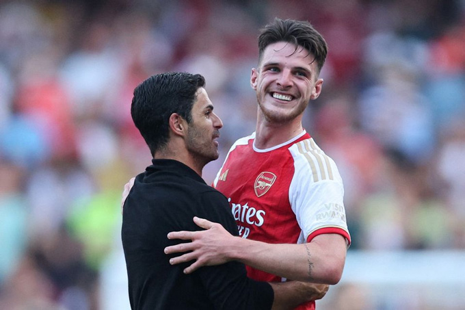 Rice có được sự tin tưởng tuyệt đối từ Arteta