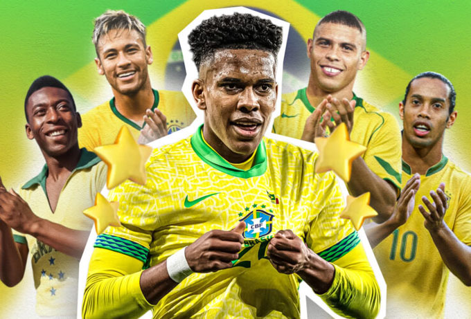 Estevao được coi là siêu sao tiếp theo của bóng đá Brazil