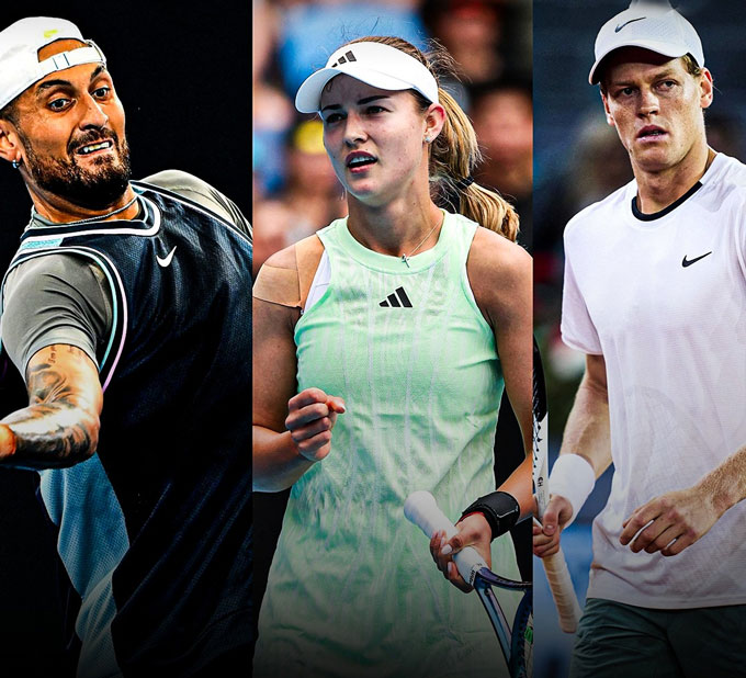 Kalinskaya khiến mối quan hệ bạn bè giữa Sinner và Kyrgios rạn nứt