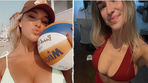  Nữ thần bóng chuyền Kayla Simmons 'bức tử' vòng một, mặc bikini khiến fan ngộp thở
