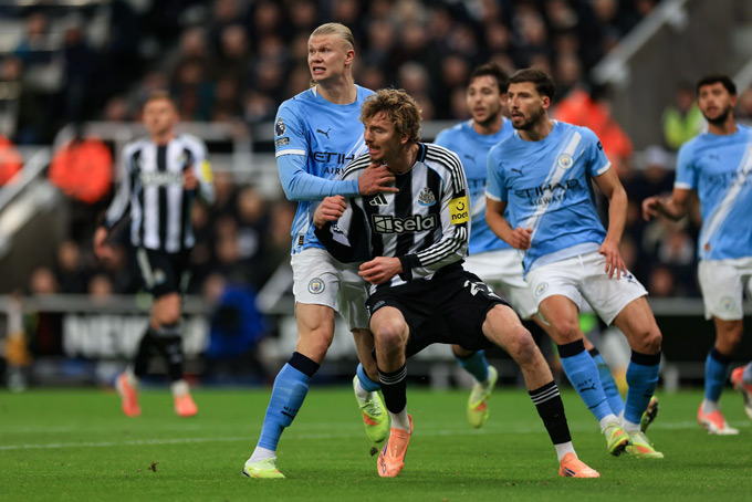 Haaland đã không thể ghi bàn trước Newcastle