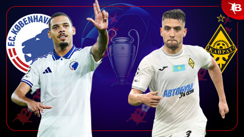 Nhận định bóng đá Copenhagen vs Kairat Almaty, 00h45 ngày 27/11: Chiến thắng đầu tay