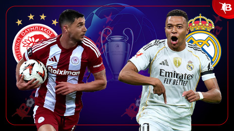  Nhận định bóng đá Olympiakos vs Real Madrid, 03h00 ngày 27/11: Kền kền trắng trở lại