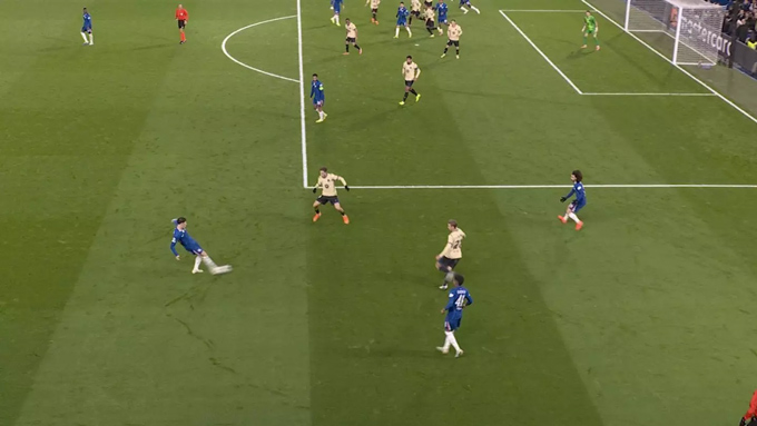 Tình huống dẫn đến bàn mở tỷ số của Chelsea