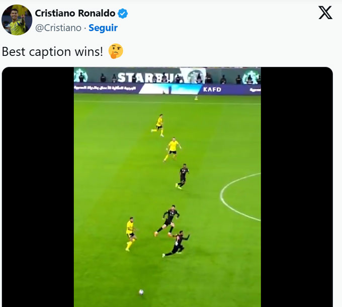 Bài đăng gây tranh cãi của Ronaldo