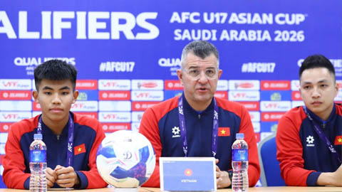  HLV Cristiano Roland muốn U17 Việt Nam nối dài chuỗi thắng