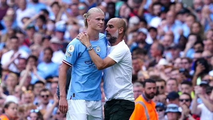 Erling Haaland là cầu thủ đắt giá nhất trong đội hình trị giá 1,21 tỷ euro của Man City
