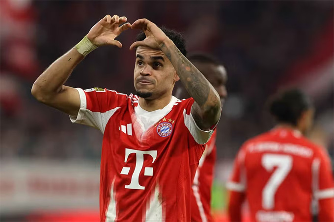 Luiz Diaz bày tỏ tình yêu đối với CĐV Bayern Munich