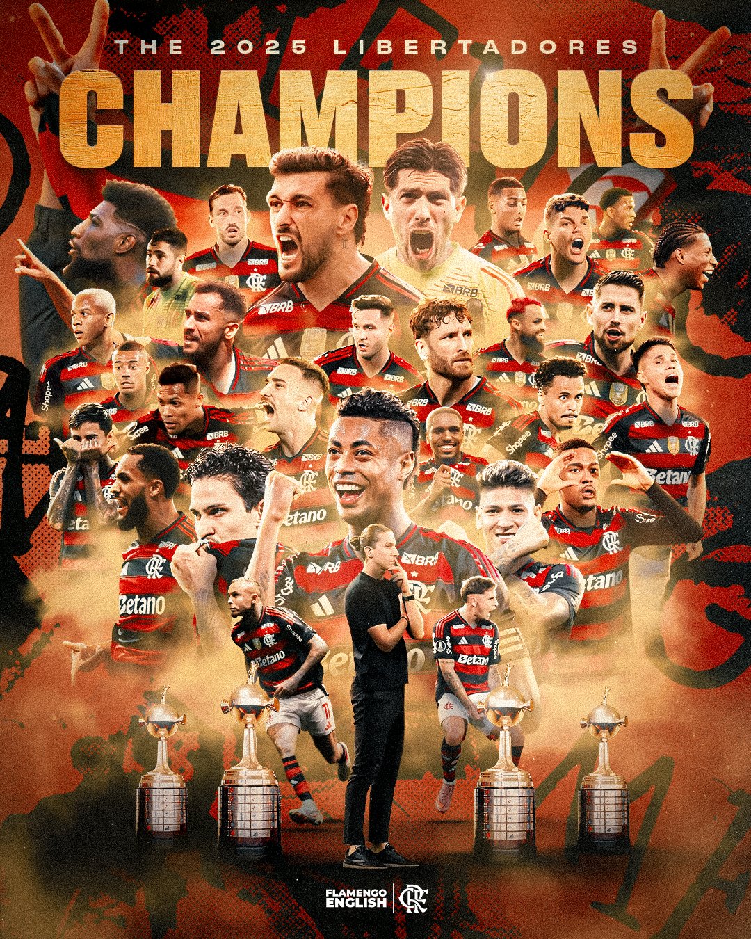 Flamengo giành Copa Libertadores, danh hiệu tương đương Champions League ở châu Âu.