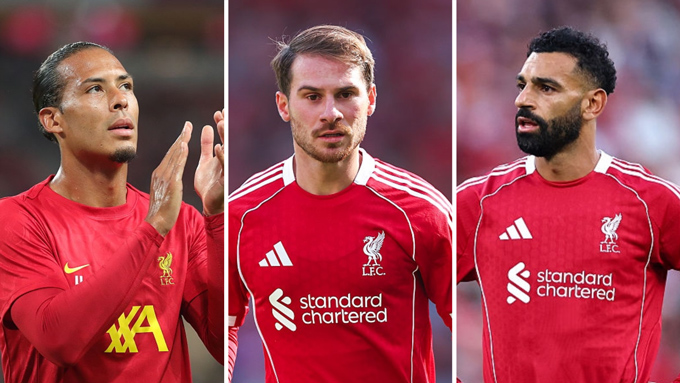 Các ngôi sao như Van Dijk, Mac Allister và Salah đồng loạt sa sút