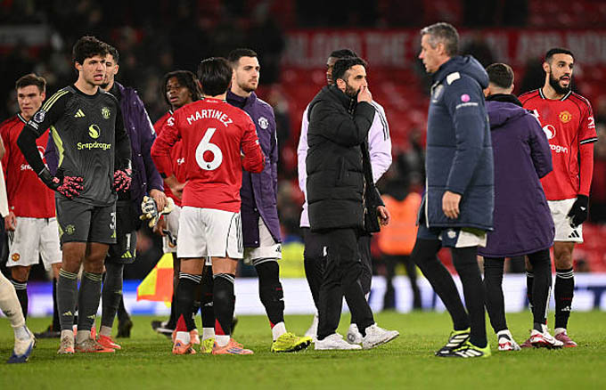 Amorim muốn các cầu thủ chơi tốt hơn nữa