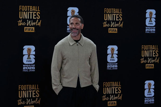 Ferdinand sẽ làm MC tại lễ bốc thăm World Cup 2026