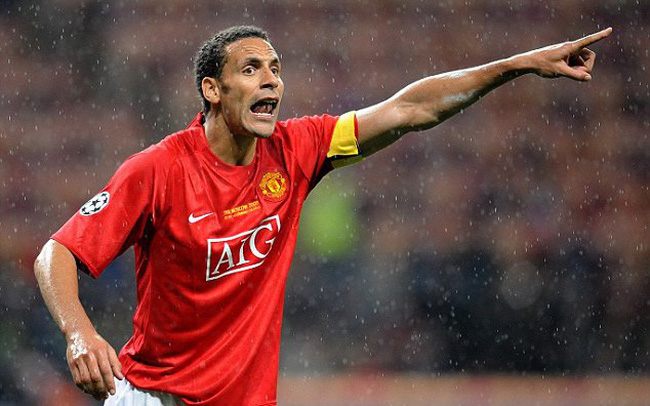 Rio Ferdinand khi còn khoác áo MU