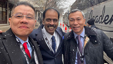  Các nguyên thủ và quan chức bóng đá tham dự lễ bốc thăm World Cup 2026