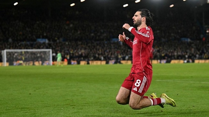 Szoboszlai ghi bàn nâng tỷ số lên 3-2 nhưng vẫn không thể giúp Liverpool giành 3 điểm