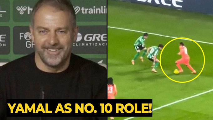 HLV Flick đã thử nghiệm Yamal ở vị trí số 10