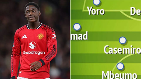  Đội hình dự kiến MU đối đầu Wolves: Quyết định về Mainoo đã có