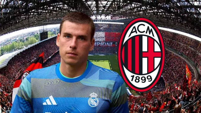 Milan nhắm mua Lunin