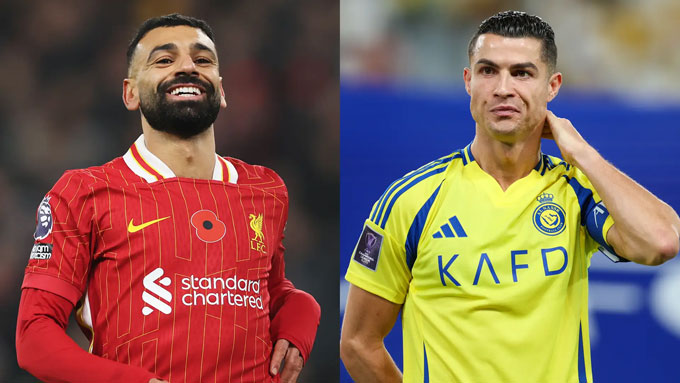 Sự xuất hiện của Salah có thể khiến vị thế của Ronaldo bị lung lay