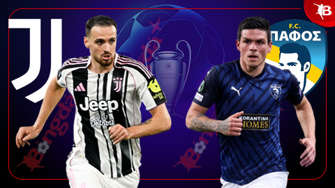  Nhận định bóng đá Juventus vs Pafos, 03h00 ngày 11/12: 'Bà đầm già' khó vui