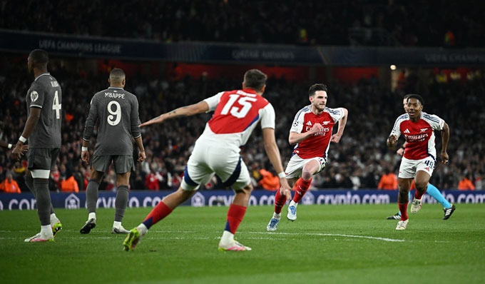 Arsenal từng thắng đậm Real nhờ thể lực vượt trội