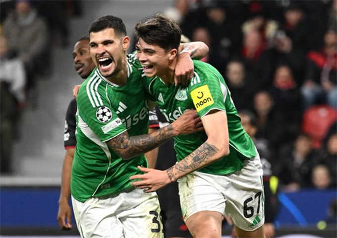 Newcastle xuất sắc cầm hòa Leverkusen