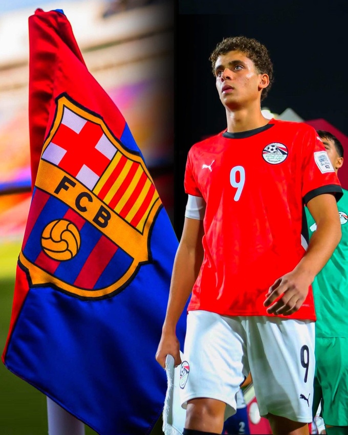 Hamza Abdelkarim vừa tỏa sáng tại giải U17 World Cup hồi tháng 11 tại Qatar.